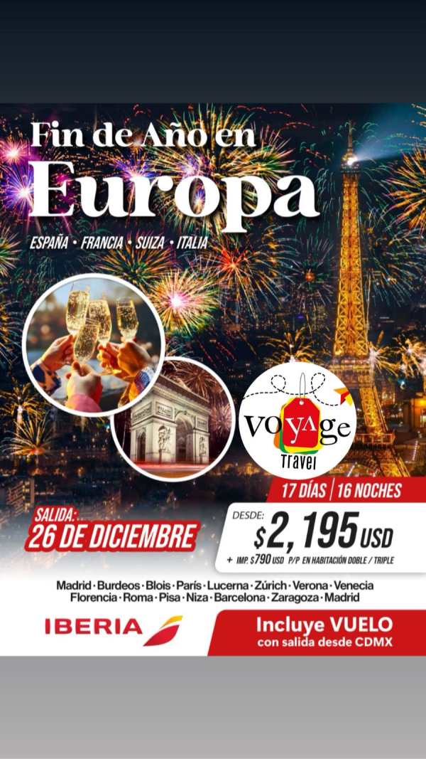 FIN DE A&Ntilde;O EN EUROPA 2025-2026